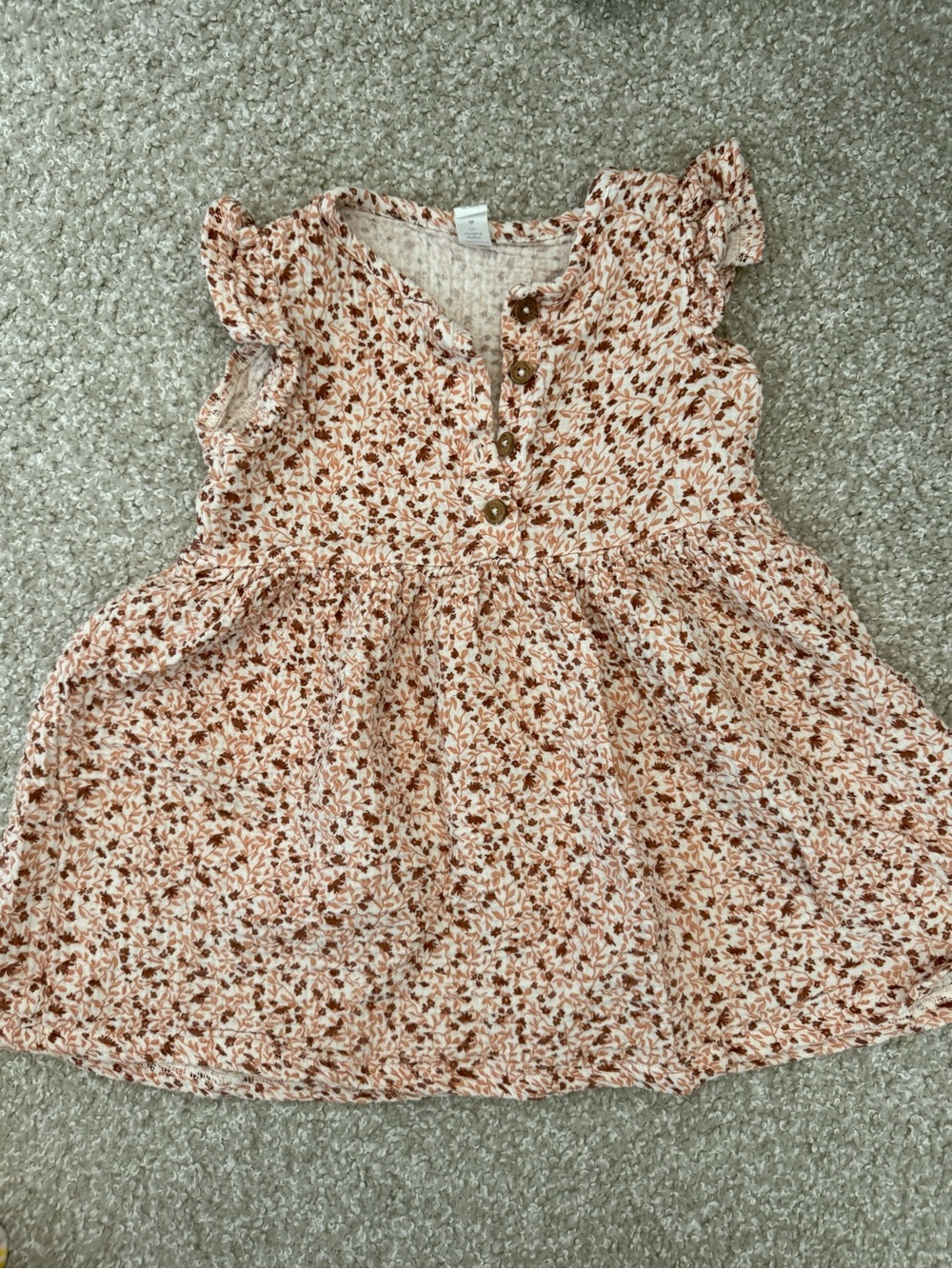 Colored organics dress